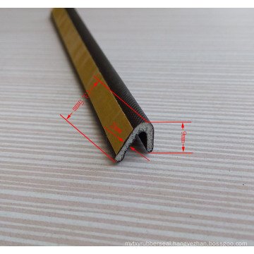 High Quality Customized PU Coated Foam Seal Strips for Wooden Doors